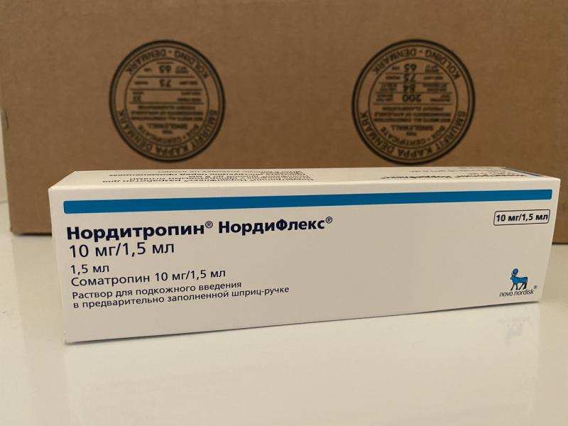 Нордитропин, нордифлекс, шприц-ручка для гормона роста.